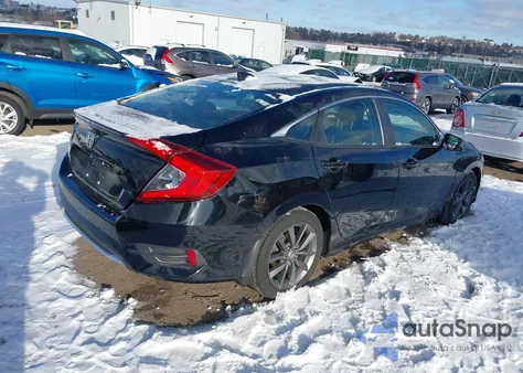 2019 Honda Civic Ex из США, поврежденный, VIN JHMFC1F35KX004708